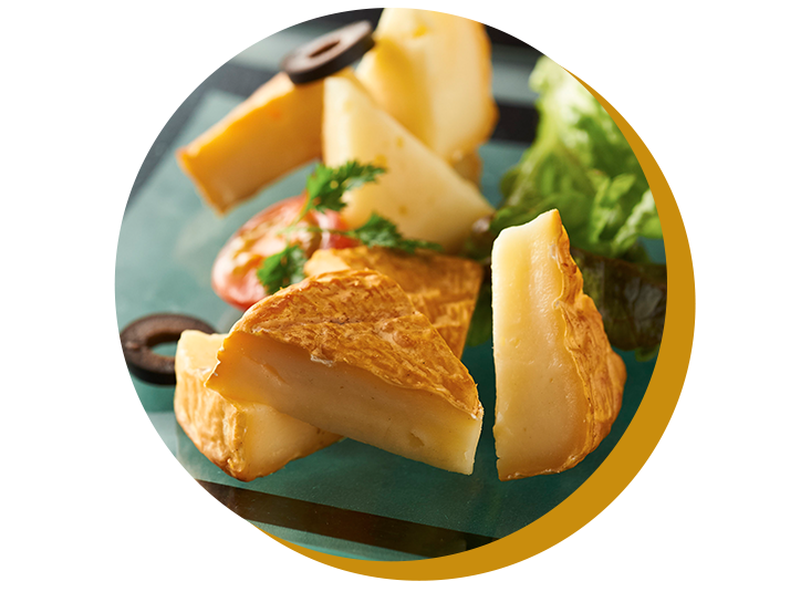 カマンベールチーズの燻製
